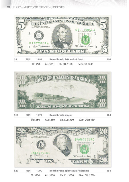 NEW - United States Paper Money Errors: 5th Edition