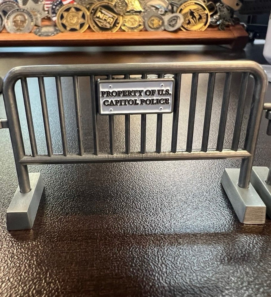 USCP Bike Rack Challenge Coin