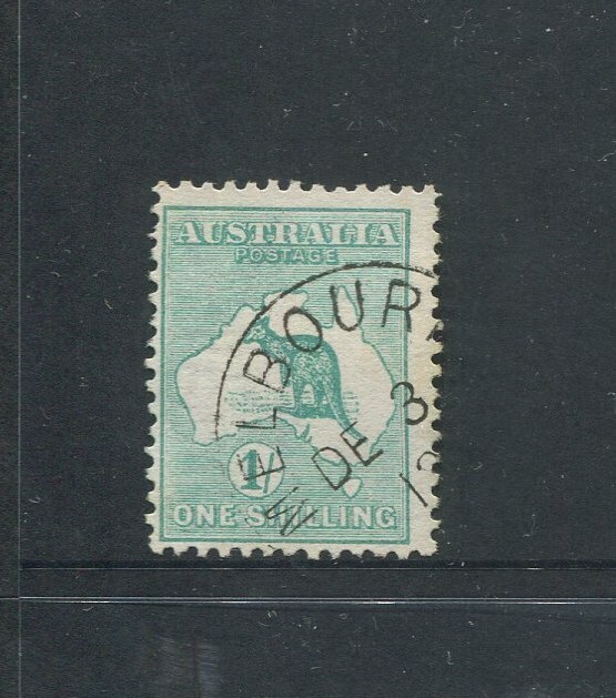 1/- EMERALD FIRST WM INVERTED WM USED