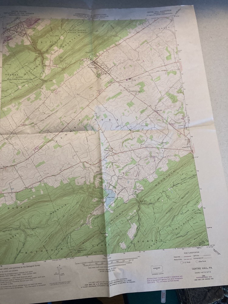 Topo map Pennsylvania
