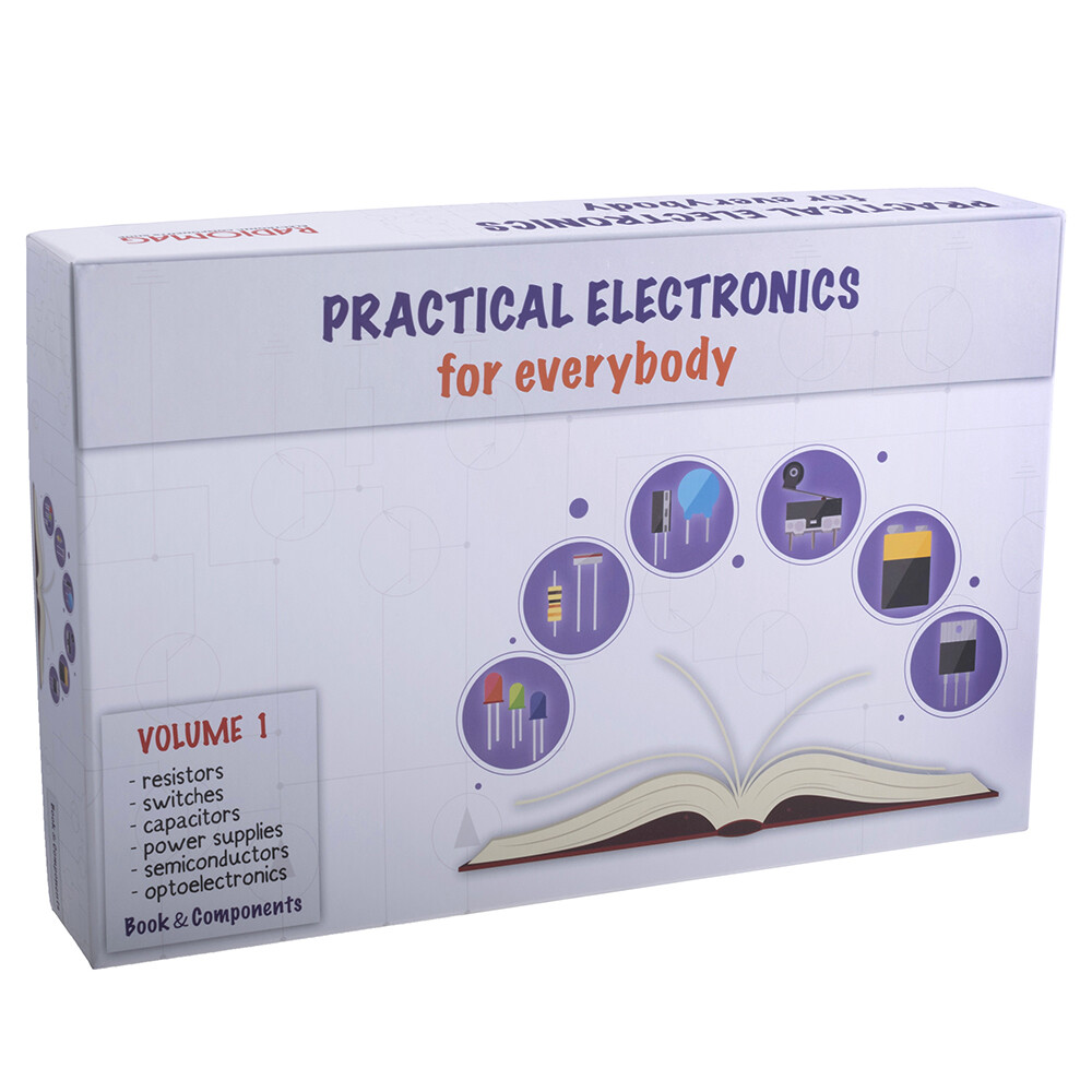 The learning package “Practical Electronics” 50+ experiments English 2019