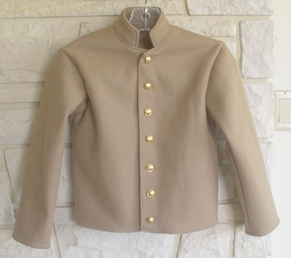 Boys Butternut Shell Jacket, Civil War, New