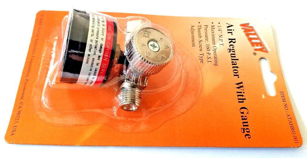 Pneumatic Air Control Compressor Pressure Gauge Regulating Regulator Valve VALEY