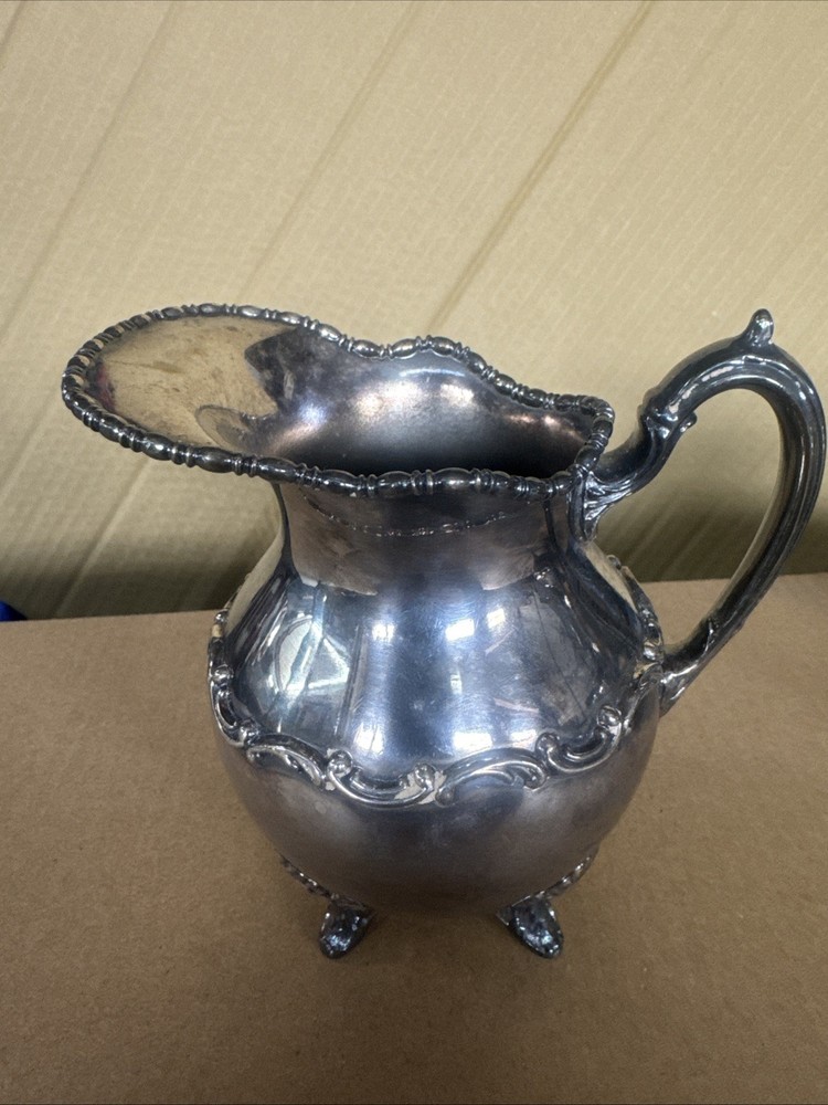 Antique Silver Plated Coffe Cream/tea Set