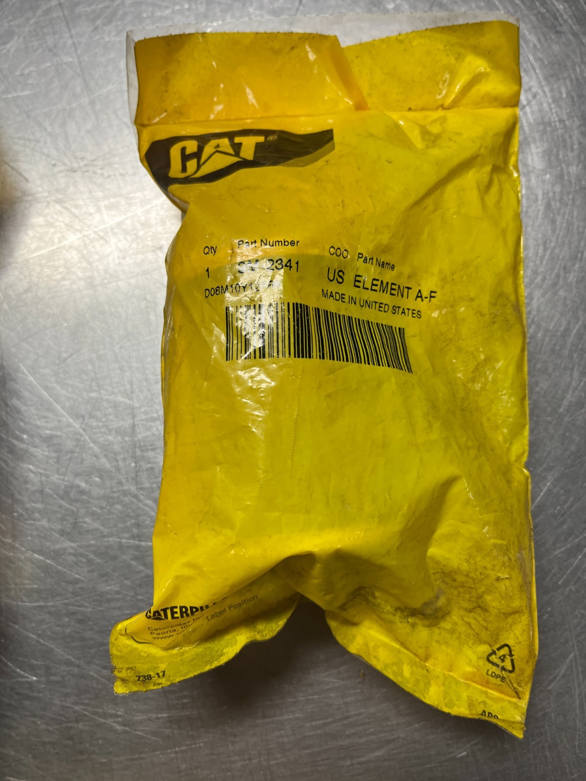 9M-2341 Genuine OEM CAT FILTER ELEMENT Caterpillar 9M2341