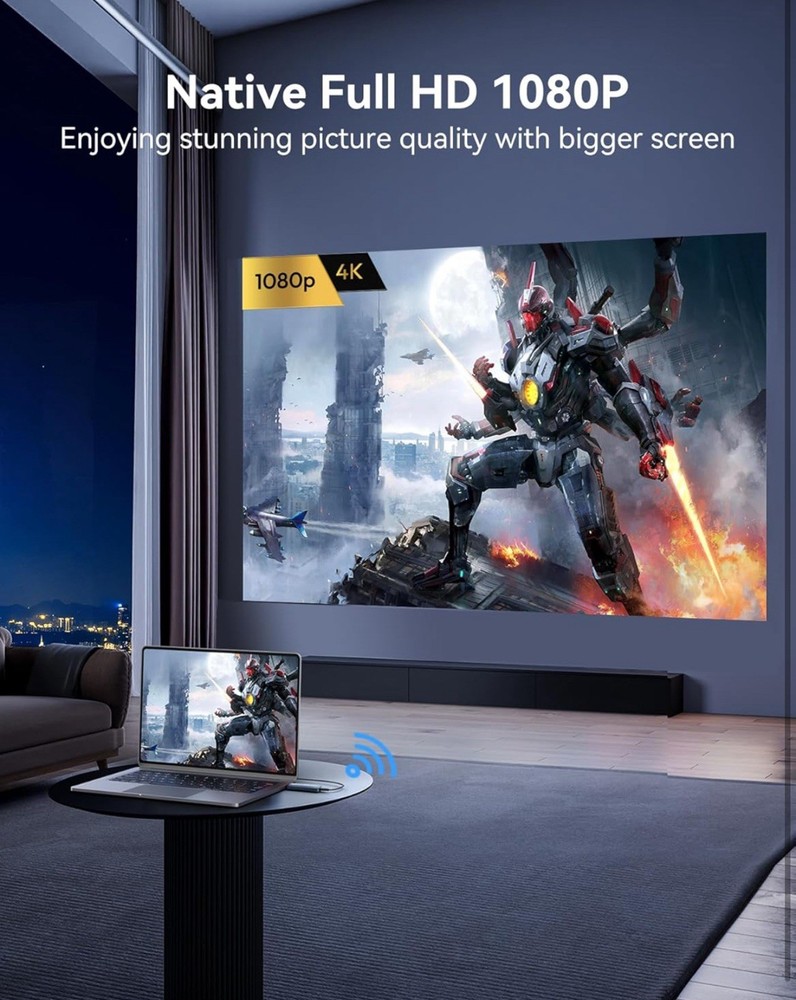 Wireless HDMI Transmitter and Receiver 4K, FIGEBNY Wireless HDMI Extender