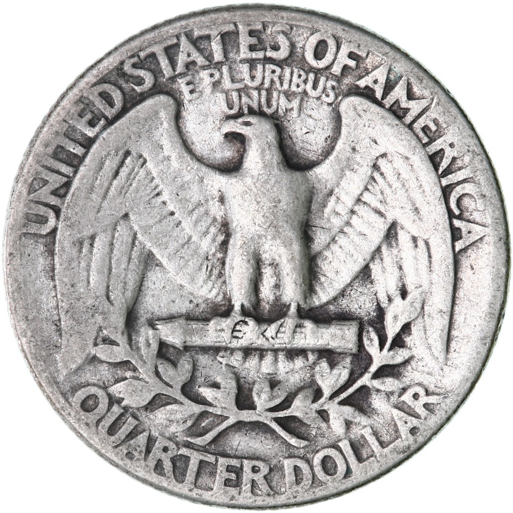 1943 (P) Washington Quarter 90% Silver Good GD
