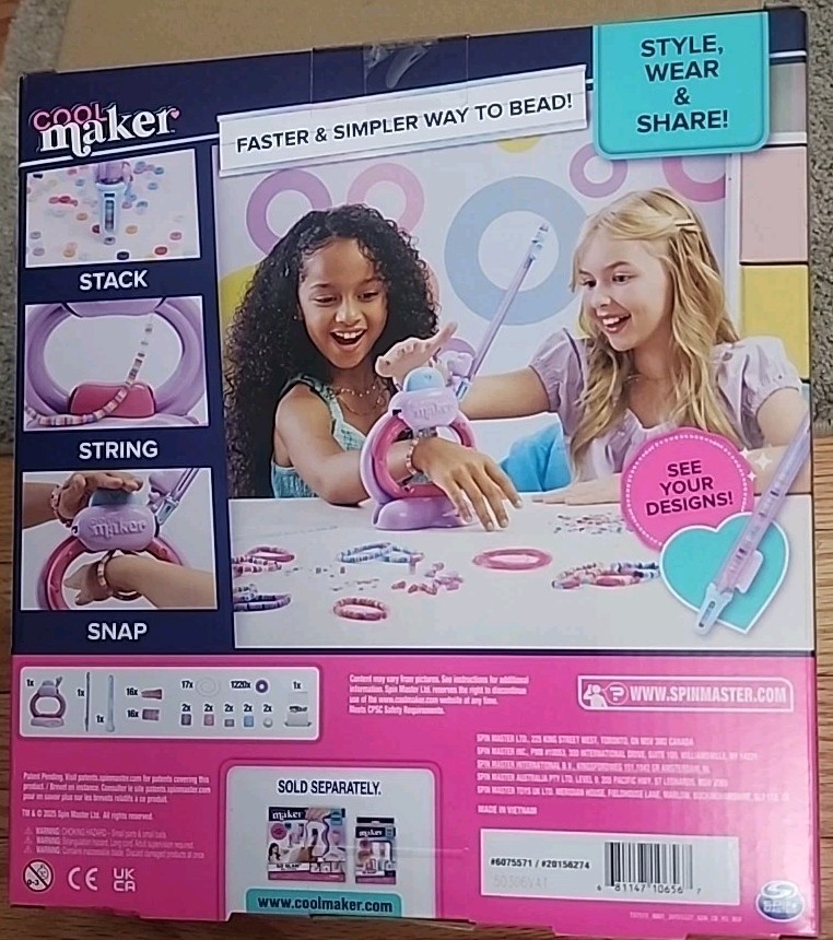 Cool Maker Stack'd Heishi Friendship Bracelet Studio - Spin Master New