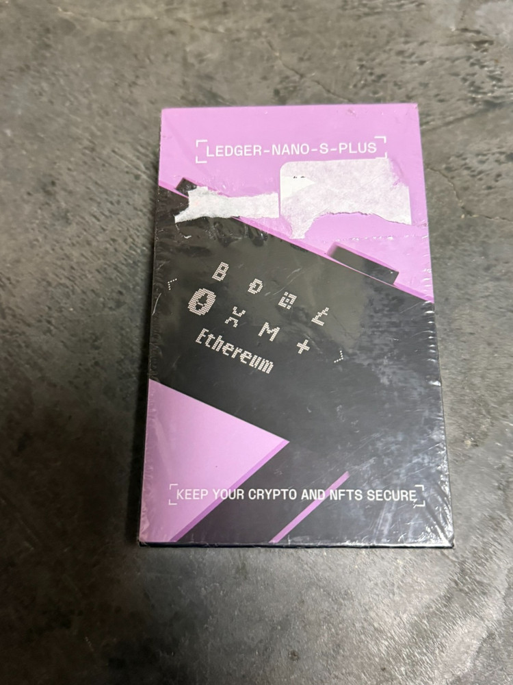 Ledger Nano S Plus Hardware Wallet for Crypto Open Box