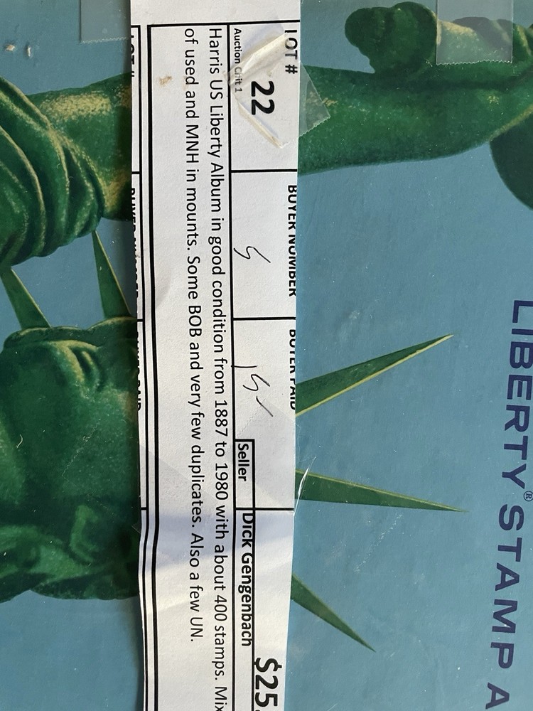 Harris US Liberty Stamp Album. 1847-1973. 700. Mint & Used Stamps.