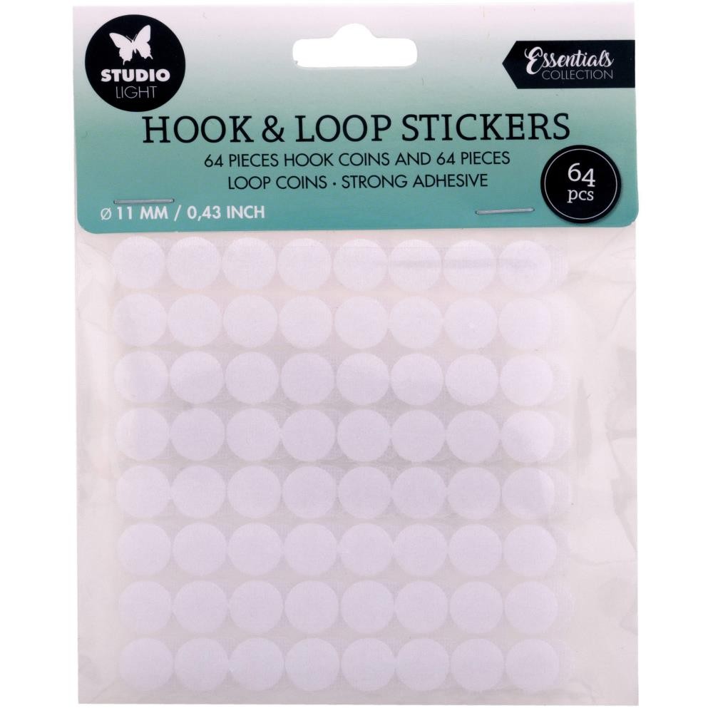 Studio Light SL-ES-HLOOP01 Hook & Loop Stickers Round 11mm