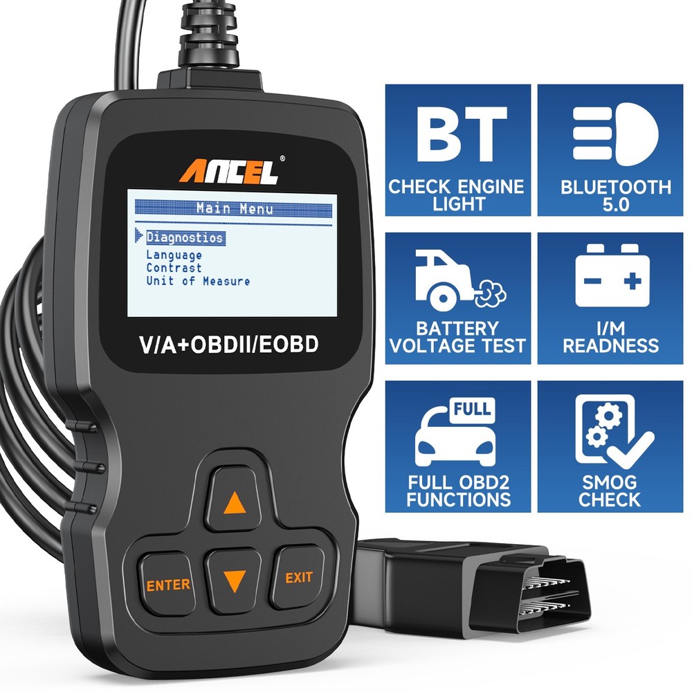ANCEL AD310 BT OBD2 Scanner Diagnostic Bluetooth Check Engine for iOS Android