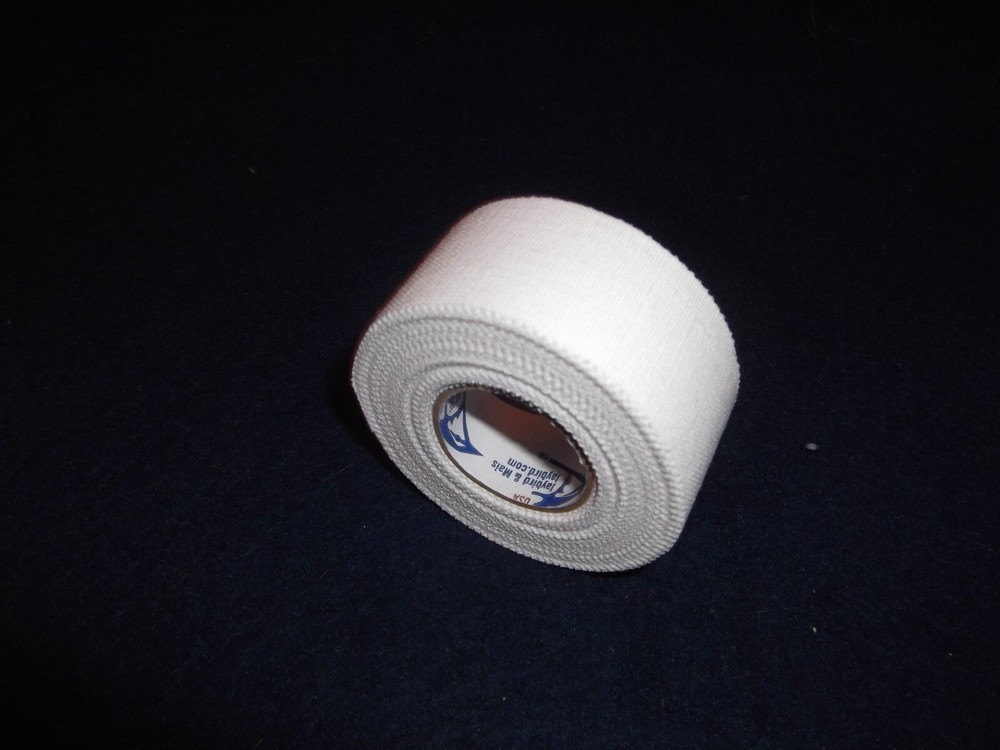 WHITE BOXING TAPE  10  ROLLS   1"x10yds.   JAYBIRD