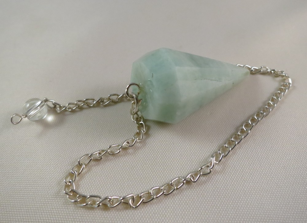 AMAZONITE CRYSTAL PENDULUM