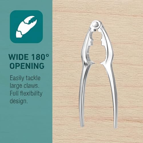 8 Pcs Seafood Tool Set,Crab Crackers and Tools Set,Crab Leg Cracker Tool,4