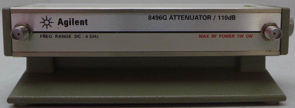 Agilent 8496G Programmable Attenuator 0-110dB DC-4GHz Tested and Working