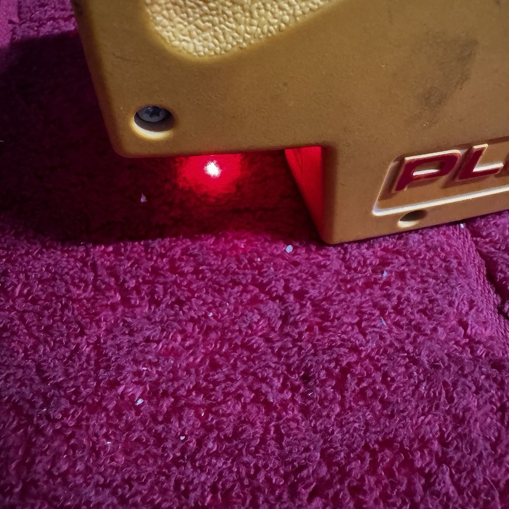 PLS 4 Pacific Laser Systems Laser Level Red Point & Line Tool Tested Working Use