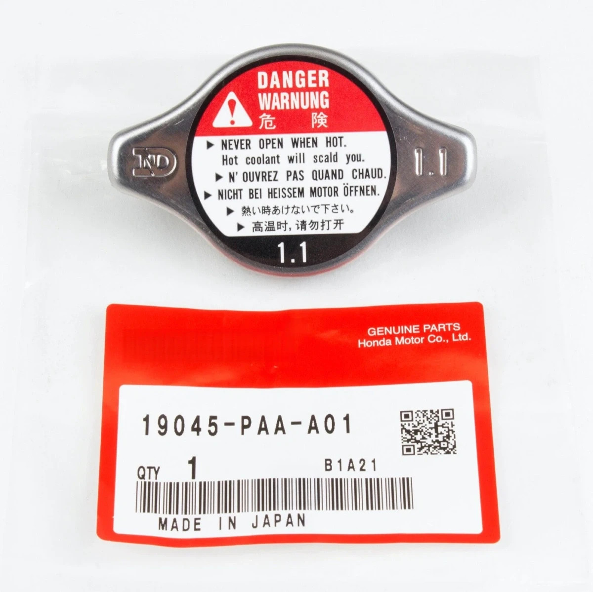 Cooling Radiator Cap 19045-PAA-A01 Fits For Honda Accord Civic Acura CL TL OEM