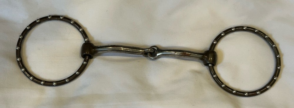 Snaffle Bit 3" Rings 6" Mouth Piece 1/4 Thickness