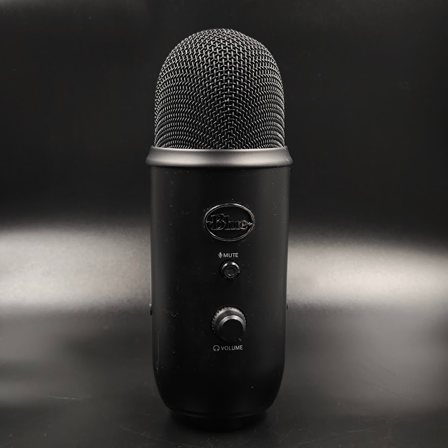 Blue Yeti Microphone Used Working Black