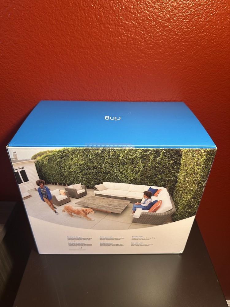 Ring Floodlight Cam Wired Plus Surveillance Camera - White