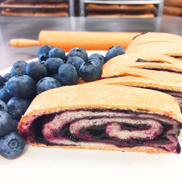 Blueberry Jam Kolachi Roll