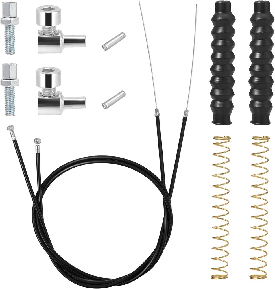 Wheelchair Brake Cable 41in 2 Pack Rollator Replacement
