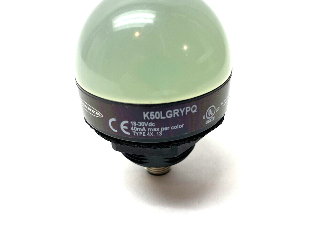 Banner K50LGRYPQ EZ-LIGHT Core Ser Multi-Function Indicator 3-Color 50mm 75671