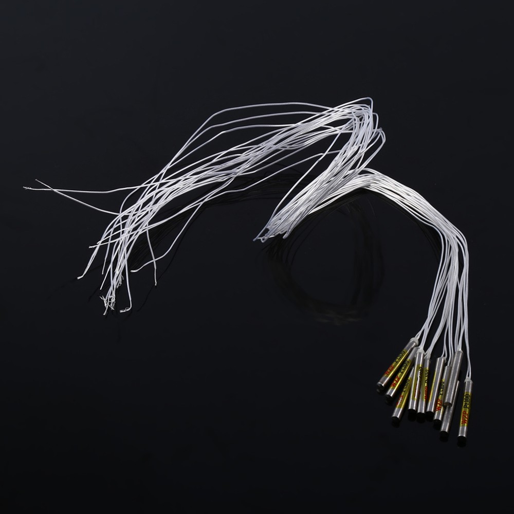 10pcs PT100 Waterproof Sensor Probe For Temperature Controller 4x30mmx50cm Probe
