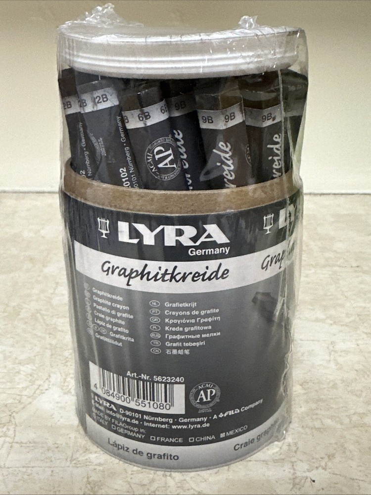 LYRA Graphite Crayons 24pc Set 12mm Pencils