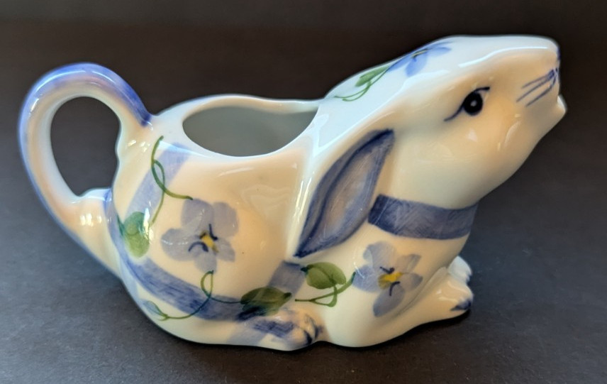 Sweet Mini Miniature Bunny Rabbit Pitcher           Easter