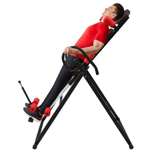 Inversion Table Teeter Machine Therapy Back Pain Relief Foldable Gravity Fitness