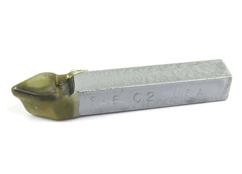1pc ACT E-6 C2 Grade Carbide Brazed Lathe Tool Bit 60° Point 3/8" Shank