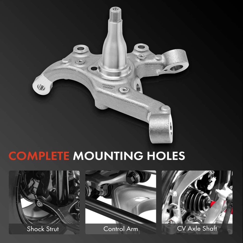 Front Driver Side Steering Knuckle for Mercedes-Benz W212 E250 E350 E400 E550