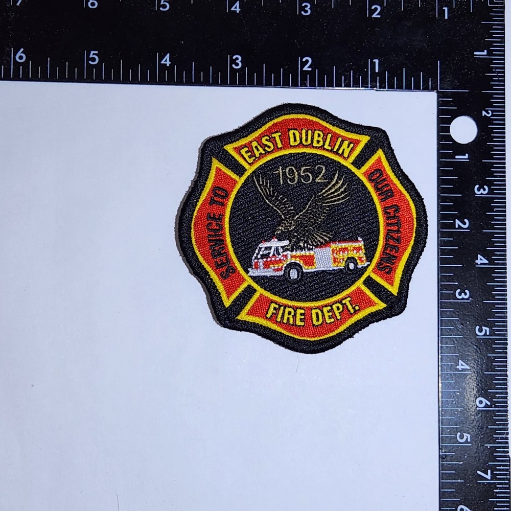 East Dublin Fire Department Patch. Great Condition!