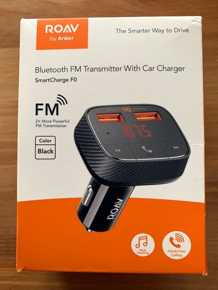 Anker Roav SmartCharge AF9 Bluetooth FM Transmitter Wireless Audio Adapter