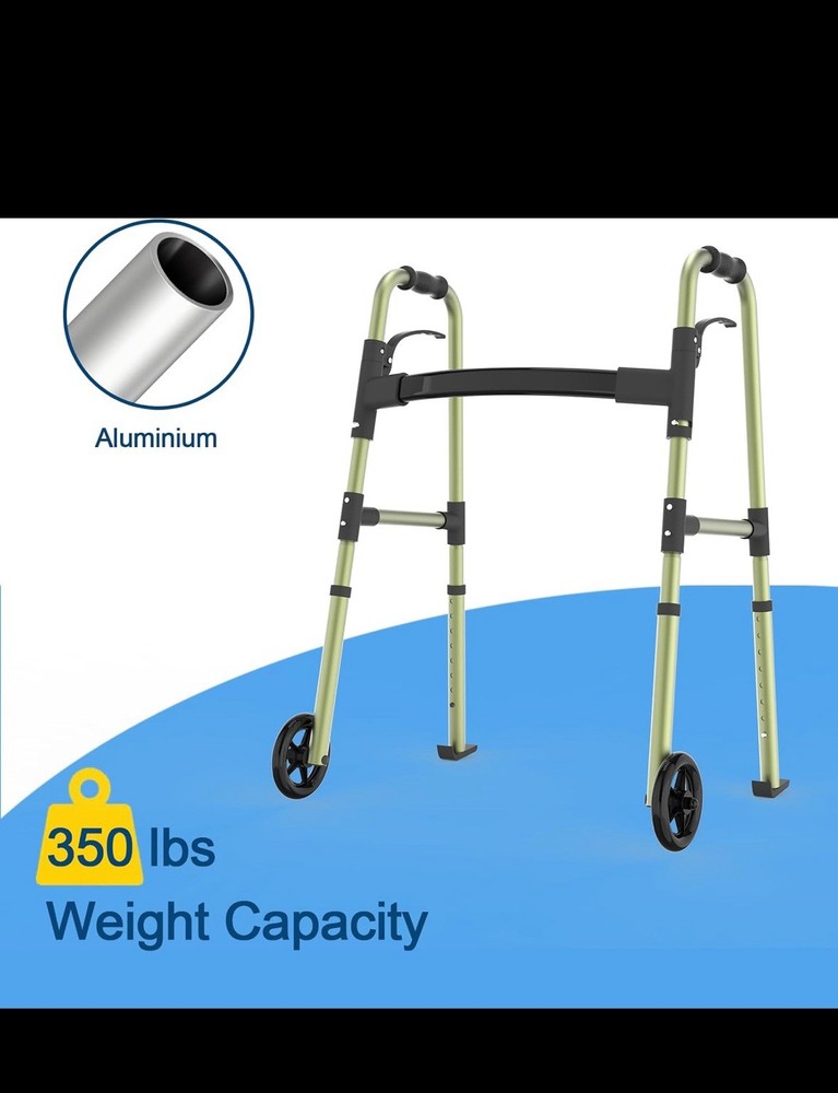 Loyoda Folding Walker Green