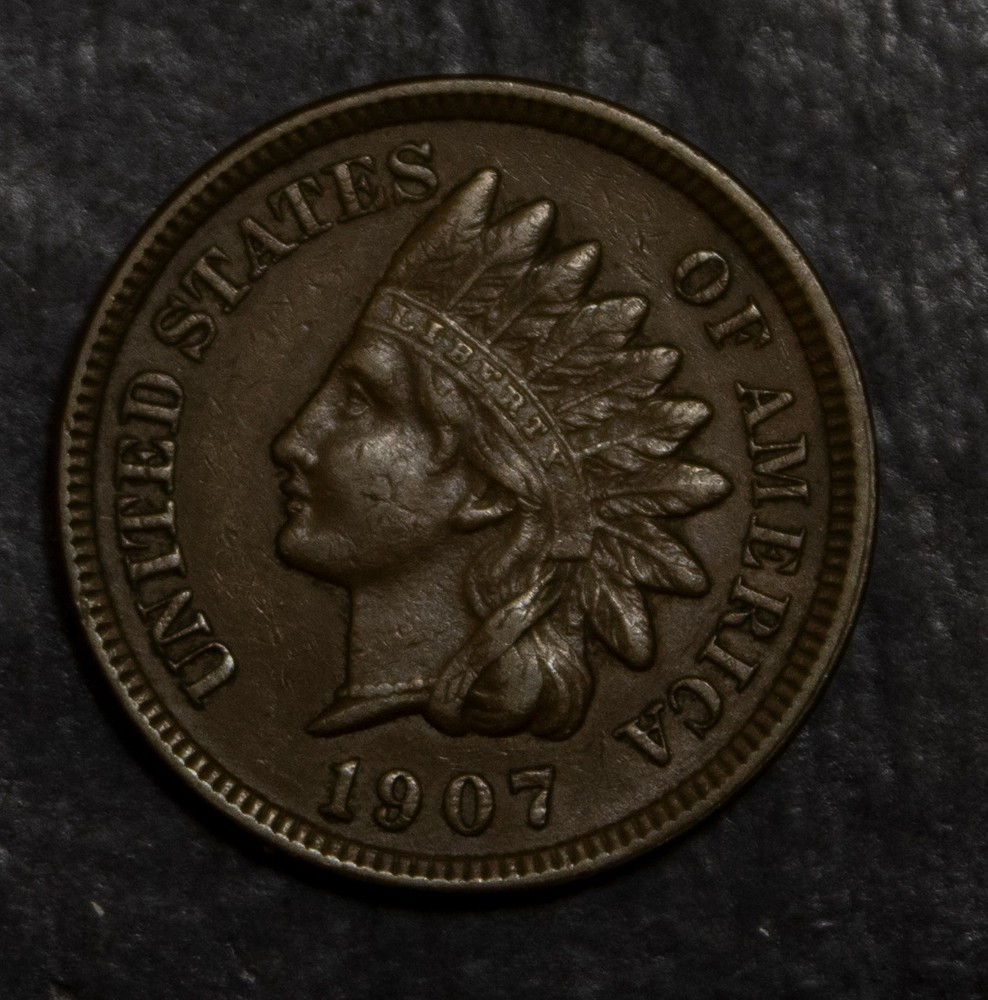 1907 Indian Cent Choice XF   Lot 3983