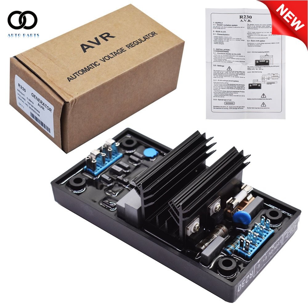 1PC R230 AVR Automatic Voltage Regulator Electronics Module -40~60 centidegree