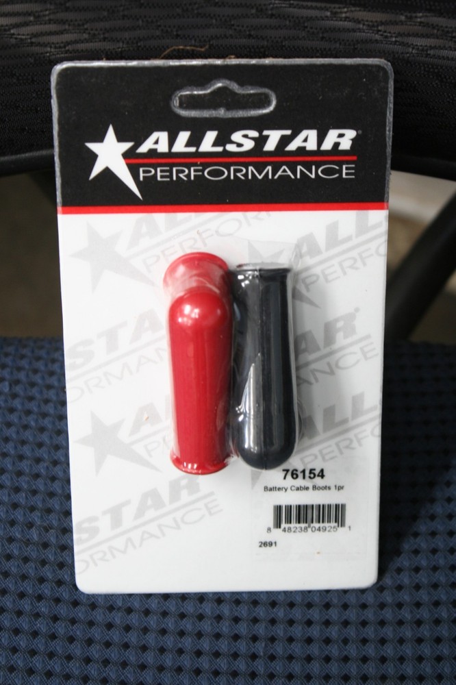 Battery Cable Boots 1pr A BLACK & 1 RED