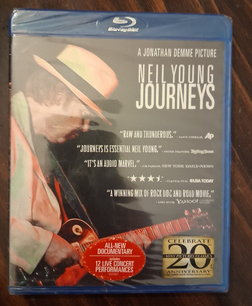 Neil Young journeys 12 live concert performances bluray sealed never opened 2012