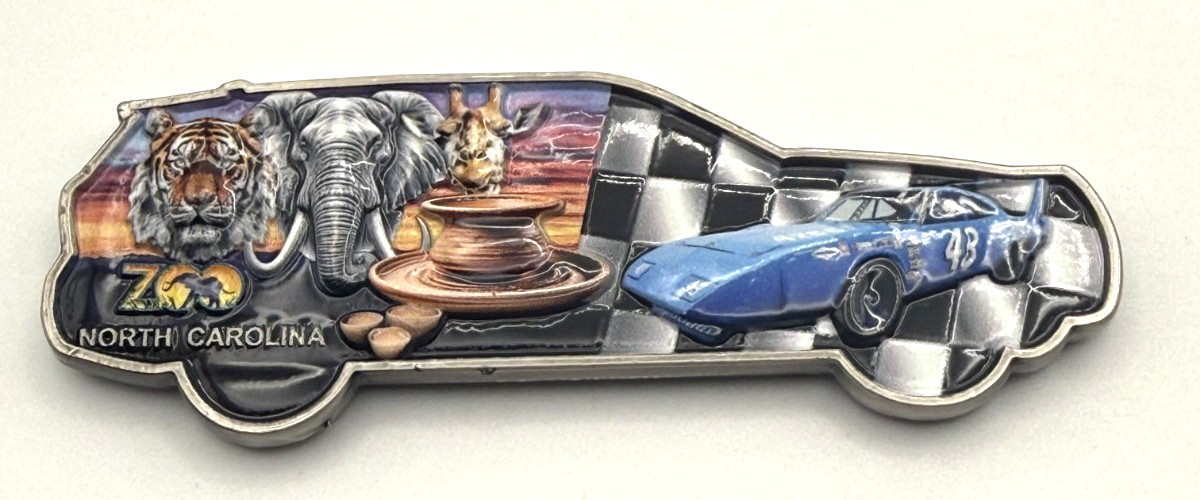 G30 Randolph County Sheriff Police Vehicle Shaped North Carolina Challenge Coin