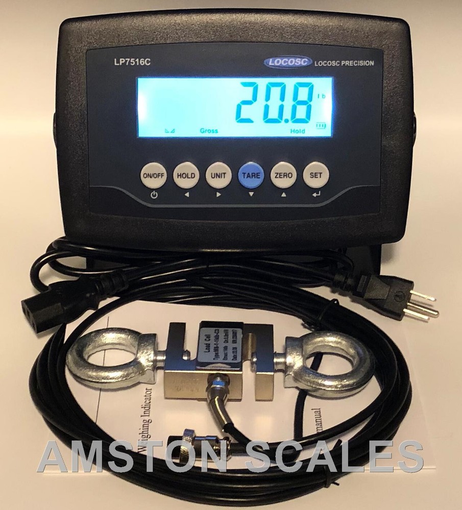 10000 LB S-TYPE LOAD CELL LCD DISPLAY ARCHERY DRAW BOARD COMPOUND LONG BOW SCALE