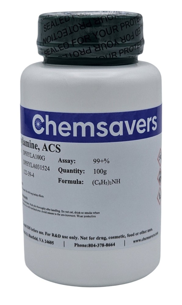 Diphenylamine, ACS, 99+%, 100g