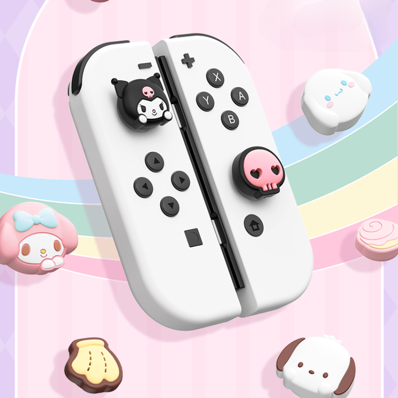GeekShare X Sanrio Thumb Grip Caps for Nintendo Switch/Switch OLED/Lite 4PCS