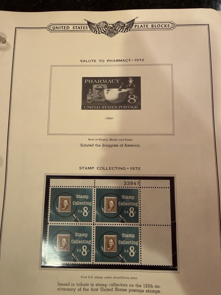 Minkus Publications American Plate Block Album Volume V 1971 to Present