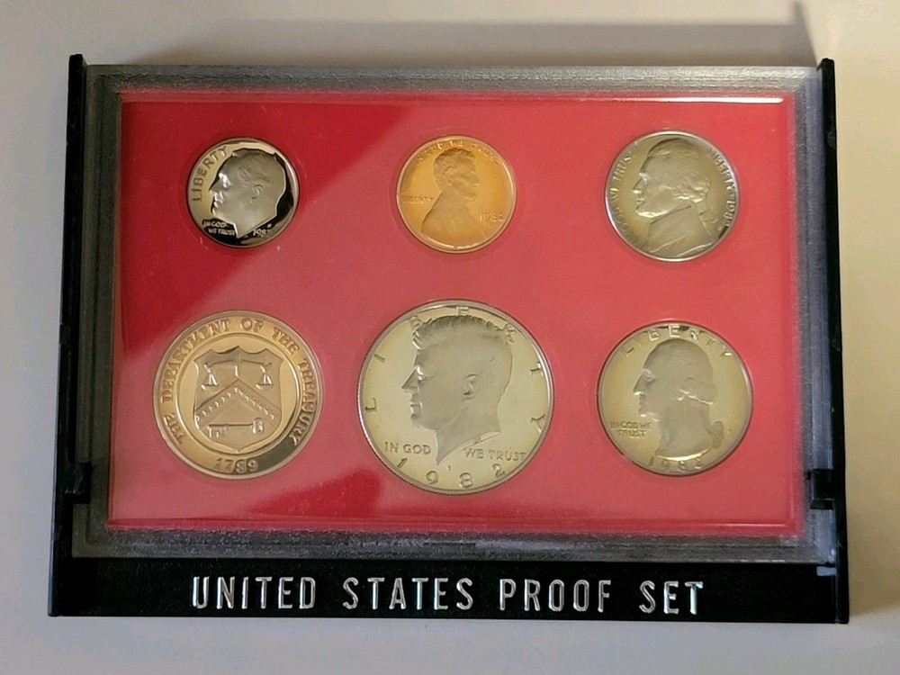 1982-S US Mint Proof Set 5 Coin Original Government Set 🔥🔥