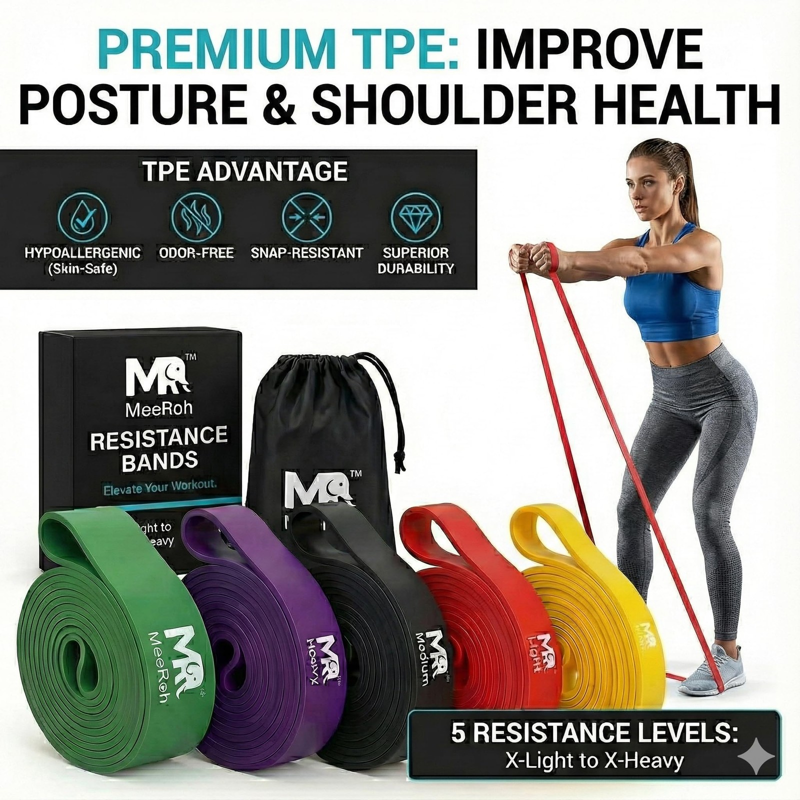 Pull Up Assist Band – Heavy Duty Resistance Band for Pull Ups – Premium Calis...