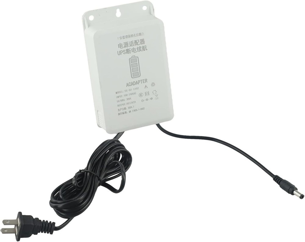 DC 12V-2A Mini UPS Battery Backup Interface with 6000mAh Capacity for WiFi, Rout