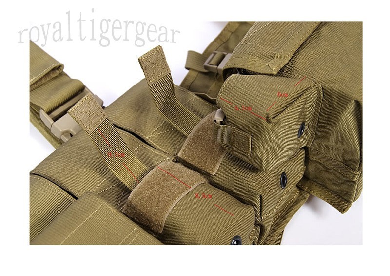 FLYYE LBT 1961A Chest Rig Plate Carrier Vest – Ranger Green OD Khaki